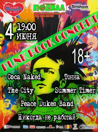 Punk Rock Concert концерт в Самаре 4 июня 2015 