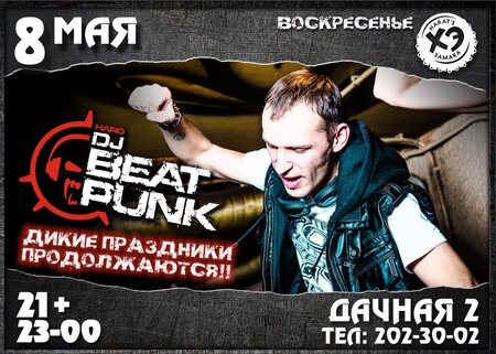 DJ TheBeatPunk концерт в Самаре 8 мая 2016 