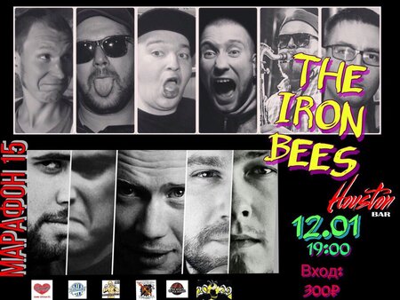 Марафон 15, The Iron Bees концерт в Самаре 12 января 2018 